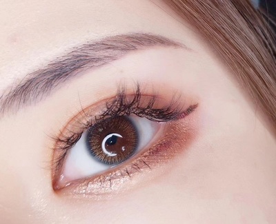 美瞳单品推荐:pure eyes普罗旺斯蓝粉,小绿环