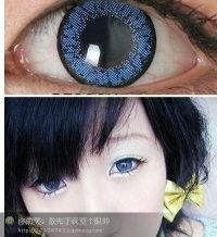 小直径美瞳,正品好看的都有哪些,最好有配带上的效果图,误发广告